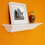 MDF Build Lightweight Yet Strong Design Wood Wall Display Decor Floating Shelf White