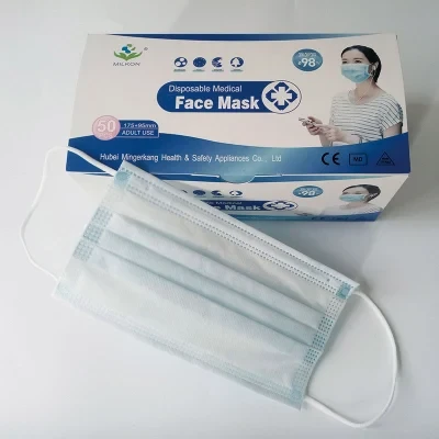 Medical, Food and Beauty Industry Disposable 3 Layer Masks