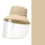 Import Men Women Breathable Cotton Bucket Hat with Removable Anti Spitting Saliva Face Shield from China