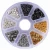 Import Metal Flower Bead Caps Mixed Charms Pendants DIY For Jewelry Making And Crafting Open Jump Rings Findings Kits FBA Drop Shipping from China