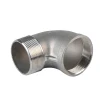 MF 1 - 2 BSP Male to Female Thread 304 Stainless Steel Pipe Fittings Casting 90 Degree SS304 Elbow Water Fitting