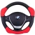 Import microfiber carbon fiber leather and PVC 36-40cm universal fit sport style car accessories steering wheel cover from China