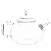 Microwavable and Stovetop Safe Tea Pot and Tea Strainer Blooming and Loose Leaf Tea Pot