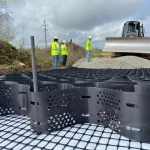100mm honeycomb driveway smooth and textured hdpe geocell price for retaining wall