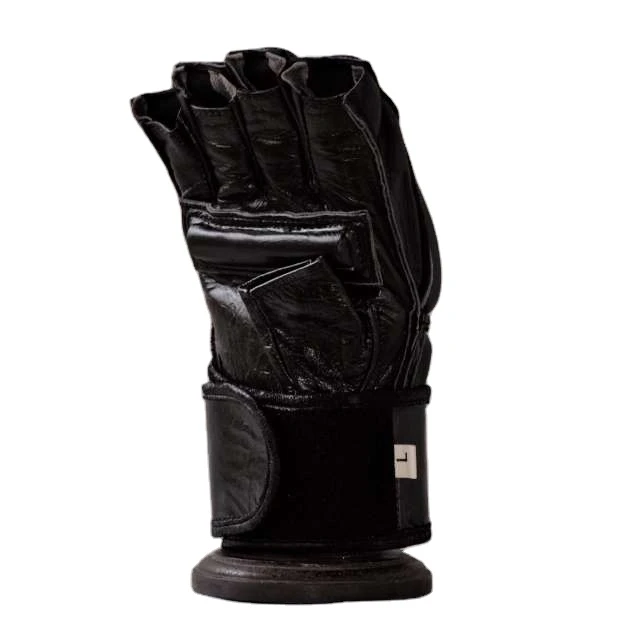 MMA Half finger leather Boxing Gloves