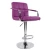 Import Modern Comfortable Bar Stools with Adjustable Height Pink With Armrest Commercial Hotel Pub Club from China