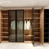 Modern design bedroome furniture melamine almirah design wardrobe