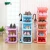 Import Modern portable space saving 3 layers plastic folding shoe rack simple designs Double-sided storage shoe shelf from China