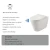 Import Modern Washdown Bathroom P Trap/S Trap Wc Toilets Sanitary Ceramic Ware Two Piece Toilet Bowl from China