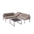 Import Modular sectional  lounge set modern outdoor furniture garden sofa set with coffee table from China