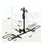 Mootoro Bike Rack Holder For Car Hitch Bicycle Carrier Rack Scooter Holder Alloy Durable Vehicle Rack on Car