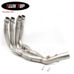 Motorcycle Header Pipe For YAMAHA YZF-R6 R6 Exhaust Muffler 2006-2016 Front Tube Moto Escapes