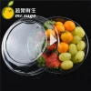 MR-6107 550G Clear disposable cheap packaging PET plastic food fruit tray