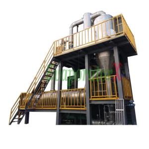 Multi Effect Paste Vacuum Evaporation Manufacturing Machine Outer External Forced Circulation Steam Evaporator