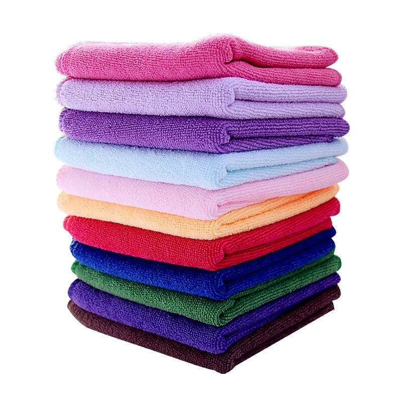 Multipurpose edgeless microfiber cleaning towel ,microfiber cleaning cloth
