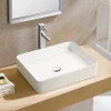 MW Matte White Colour Bathroom Ceramic Material Art Basin