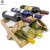 Import Natural 6 bottles Bamboo Foldable Countertop Wine Rack from China