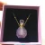 Import Natural Jade Natural Amethyst Perfume Essential Oil Bottles Rose Quartz 3ml Crystal perfume bottle Pendant Necklace from China