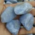 Import Natural Polished blue agate Crystal Gravel Tumbled Stone Garden flower pots Fishbowl from China