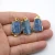 Import Natural Raw Blue Kyanite Pendant Gemstone Freeform Rough Crystal Gold Plated Necklace Pendants Vintage Stone for Jewelry making from China