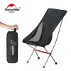 Naturehike portable folding aluminum beach chair camping chair Outdoor moon folding chair
