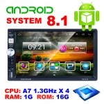 New 7.0 Inch Touchpad MP5 Player 716 android 8.1 Car DVD Player with  GPS /AUX/BT/AM/FM