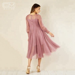 New Arrival Autumn Fancy Party Women Dresses For Vacation