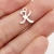 Import New arrival High Polished 26 Initial Letter Charm Small Stainless Steel Bracelet Pendant for Jewelry Making from China