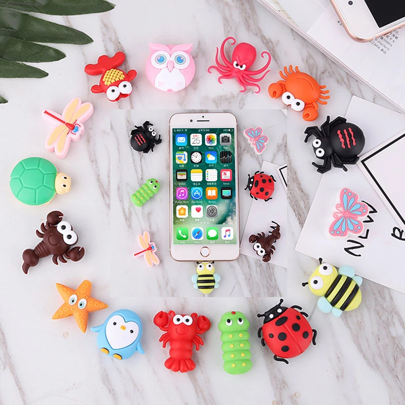 New Arrival Popular Cable Bite Series Phone Accessories Silicone Mobile Phone Usb Charging Cable Protector