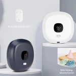 New arrivals automatic touchless rechargeable 1200 mAh wall mounted liquid foam soap dispenser with bracket & LED display
