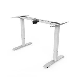 New Commercial Furniture 2 Legs Table Office Desk Height Adjustable