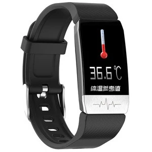 New design 2020 ECG health monitor  smart sport bracelet watch wristbands with heart rate monitor thermometer pedometer