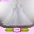 Import new design baby girls wedding ruffle dress patterns white chiffon dress wholesale for party from China