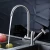 Import New Design Kitchen Faucet With Dual Handle Pull Out Deck Mounted Hot and Cold Water Mixer from China
