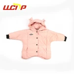 New design online shopping winter cute duck down padding baby toddler girl  jacket