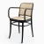 Import New Design Restaurant Armchair Dining Chair Natural Rattan chair from China