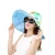 Import new design summer hat 2022 Luxury Oversize Large Brim Lady beach hats from China