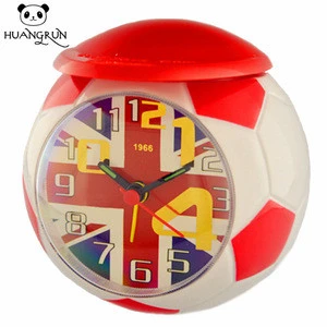 New fashion football gift plastic alarm clock