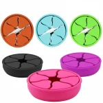 New Fashion Travel Cord Wrap Earphone Holder Reel Box Constantly Soft Folded Cable Organizer