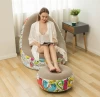 New inflatable lazy sofa two-piece with pedal thickened flocking sofa cross-border leisure inflatable sofa