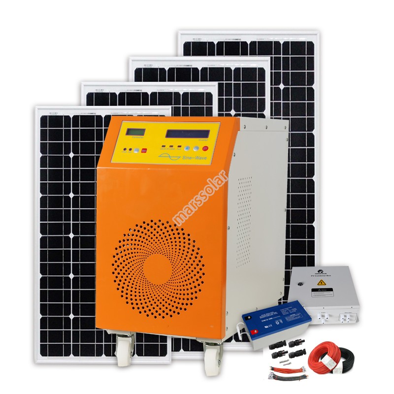 New Product 2KW Solar Generator For Home 2000w Complete Solar System Off Grid Solar Kit