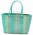 Import New style pe woven basket small women hand bag shopping bag from China