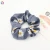Import New transparent mesh embroidered small daisy large intestine hair circle girl head rope tie hair hair rope from China