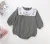 Import Newest infant toddler clothes fall baby girls rompers boutique plaid cotton kids clothing from China
