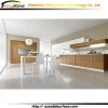 Newest Wood veneer finish kitchen cabinet italian style kitchen furniture