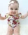 Import nice floral printed newborn infants baby romper with headband from China