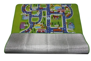 Non-Toxic EPE foam Baby Play Mats Kids Infant Crawling Mats For Children Single sided car lane printing