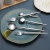 Import Nordic spoon stainless steel oem gold sliver flatware sets dinner set dinnerware  best price restaurant spoons forks and knives from China