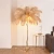 Import Northern Ostrich Feather Gold Copper Brass Resin Floor Lamp Feather Standing Lamps For Living Room Floor Light from China
