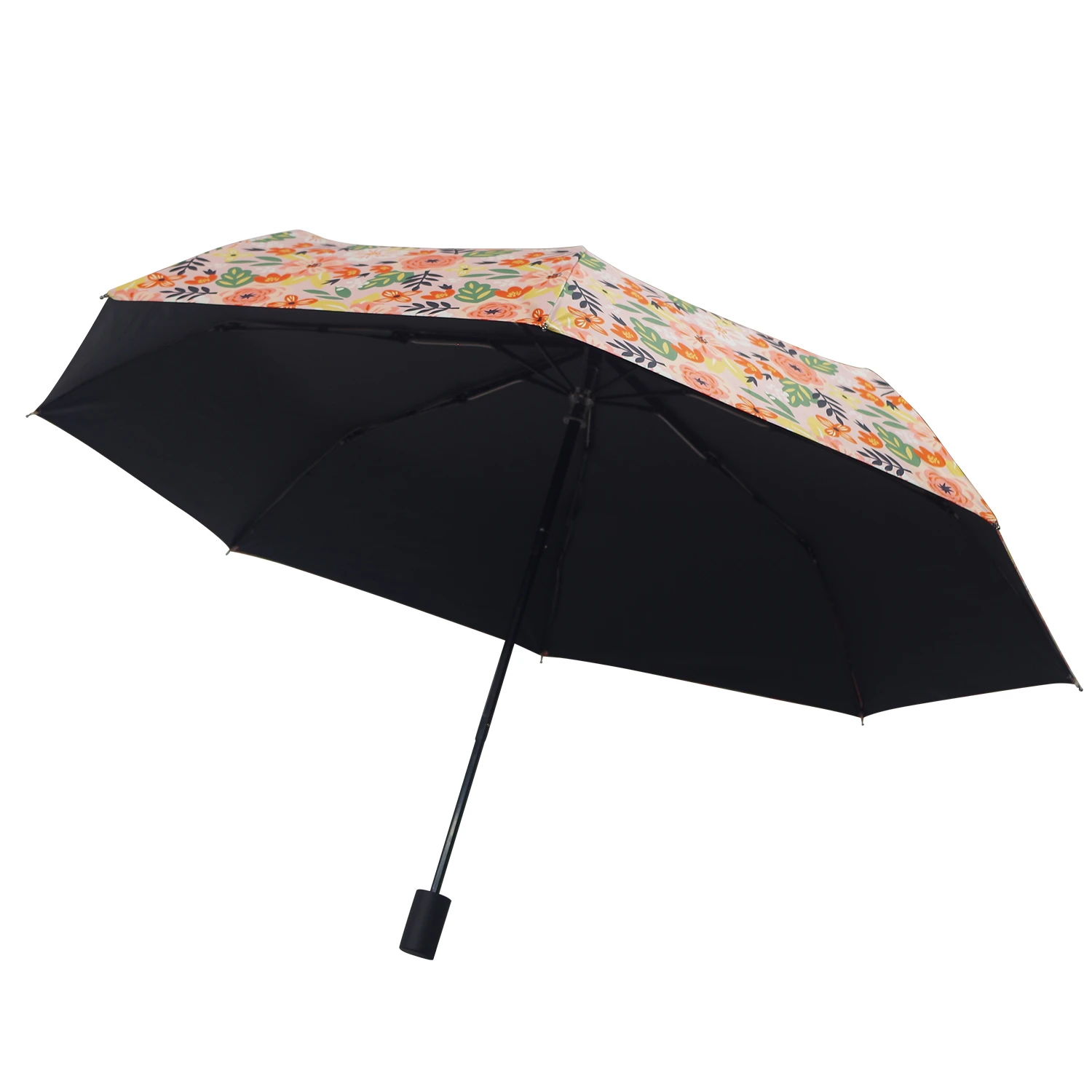 novelty windproof foldable cheapest umbrella 3 folding anti uv